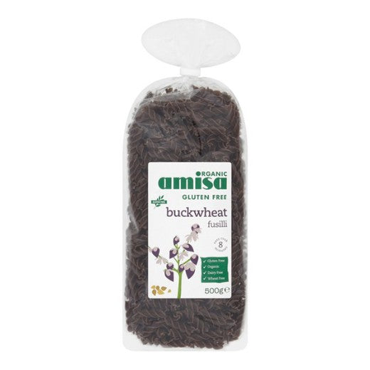 Amisa Organic Gluten-Free Buckwheat Fusilli (10X500GR)