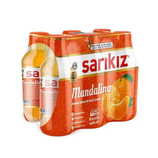 Sarikiz Mandarin Mineral Water (Mandalinali Maden Suyu) (4x250MLX6 PCS)