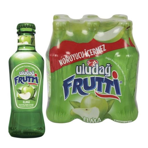 Uludag Frutti Elma (Apple) , 200MLX6PCS - Aytac Foods Wholesale