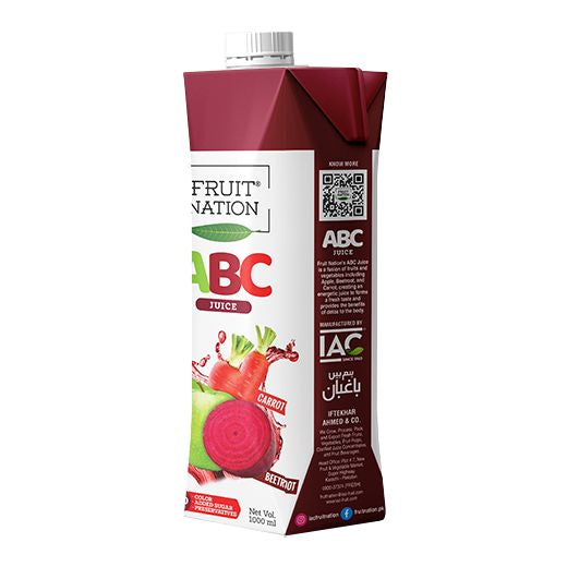 Fruit Nation Apple Beetroot Carrot (Abc) (12x1LT) - Aytac Foods Wholesale