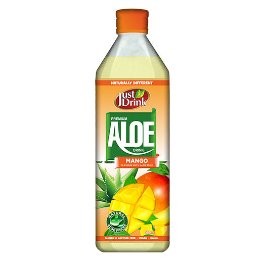 Just Drink Mango Aloe (500ML) x 12 - Aytac Foods Wholesale