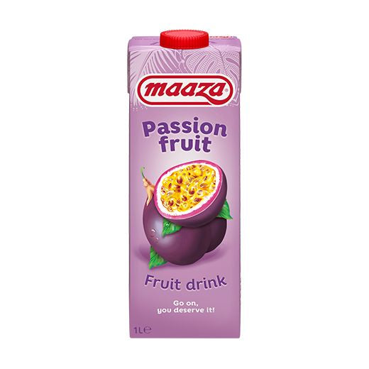 Maaza Passion Fruit Drink 1Lt- Tetra (12x1L) - Aytac Foods Wholesale