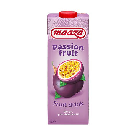 Maaza Passion Fruit Drink 1Lt- Tetra (12x1L) - Aytac Foods Wholesale