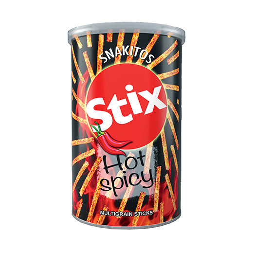 Gfd Snakitos Multigran Stix Hot & Spicy Can (50g) product image