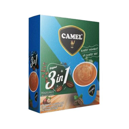 Camel 3-in-1 Hazelnut Coffee Mix – 12 x 15g