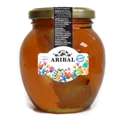 Aribal With Comb Honey 450Gr , 450GR - Aytac Foods Wholesale