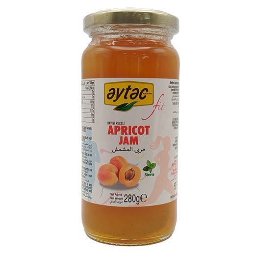 Yg Aytac Stevia Fit Apricot Jam (6x280GR) - Aytac Foods Wholesale