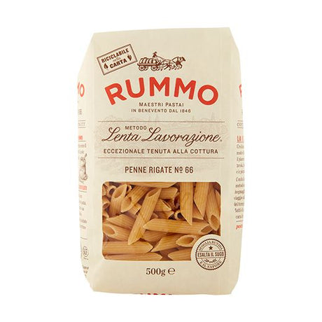 Rummo Penne Rigate No. 66 Pasta 500g wholesale box