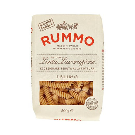 Rummo Fusilli No. 48 Pasta 500g wholesale box