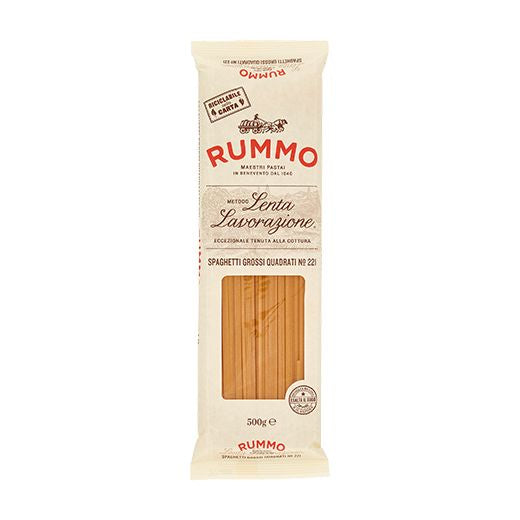 Rummo Spaghetti Grossi Quadrati No. 221 Pasta 500g wholesale box
