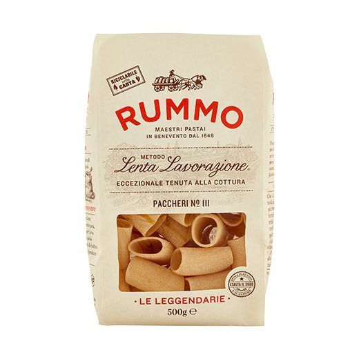 Rummo Paccheri No. 111 Pasta 500g wholesale box