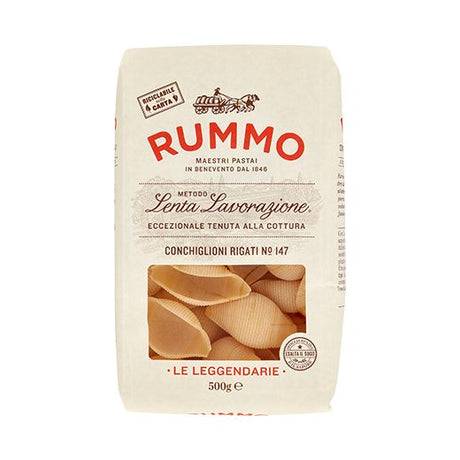 Rummo Conchiglioni Rigati No. 147 Pasta 500g wholesale box