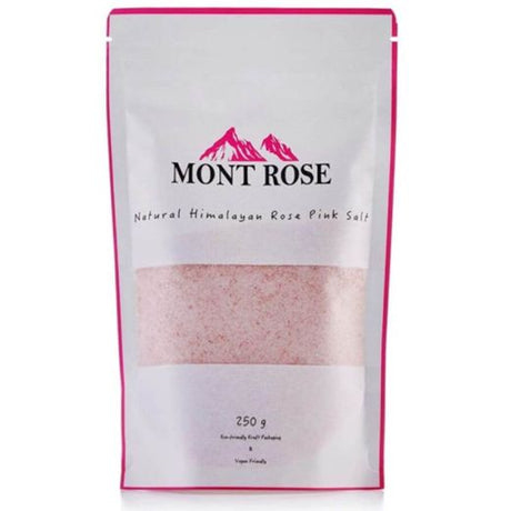 Gd Mont Rose Natural Himalayan Rose Pink Salt , 250GR - Aytac Foods Wholesale