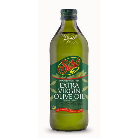 Ita (1) Sita Extra Virgin Olive Oil Glass Bottle , 1LT - Aytac Foods Wholesale