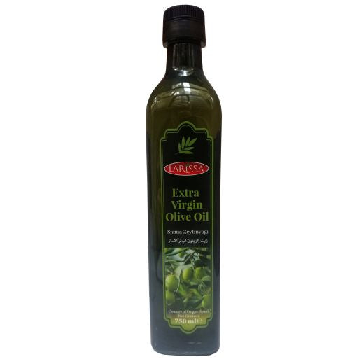 Larissa Extra Virgin Olive Oil (Green Pet) , 750ML - Aytac Foods Wholesale