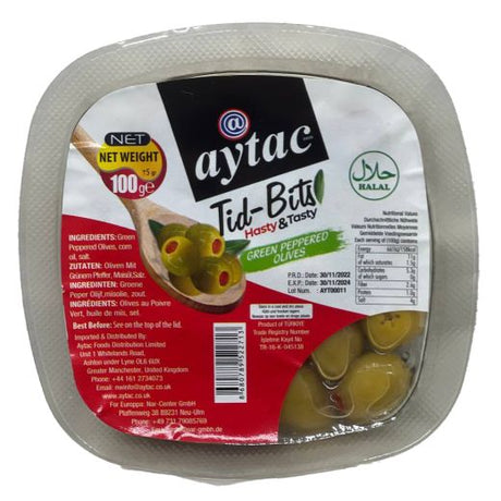 Aytac Olives Green Pepper (4x100GRX18)