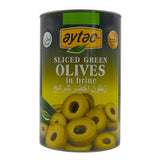 Aytac Green Sliced Olives (A12 Tin) (2000GR) x 3 - Aytac Foods Wholesale