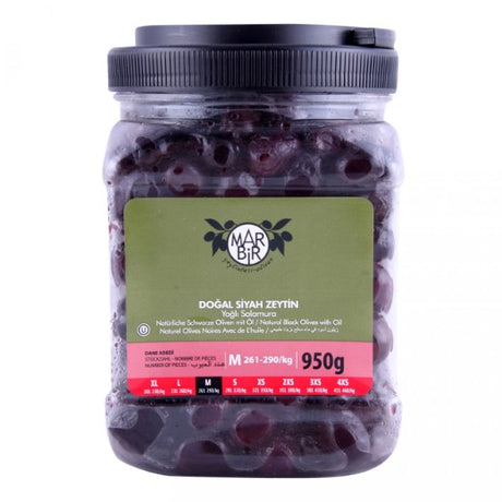 Mar Bir Super Zeytin Pet Medium [261-290] , 950GR - Aytac Foods Wholesale