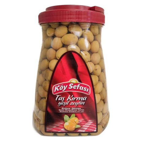 Koy Sefasi Green Olive Crushed [Pet] (Tas Kirma) (6x1.5KG) - Aytac Foods Wholesale