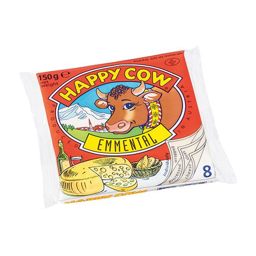 Happy Cow Cheese Emmental Slices (30*150g)