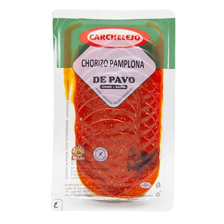 Loncheado Chorizo Pamplona De Pavo Sobre (15x80GR) - Aytac Foods Wholesale