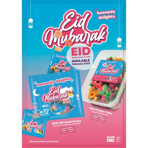 Jm Heavenly Eid Mubarak (8Pck) (14X8X20GR) - Aytac Foods Wholesale