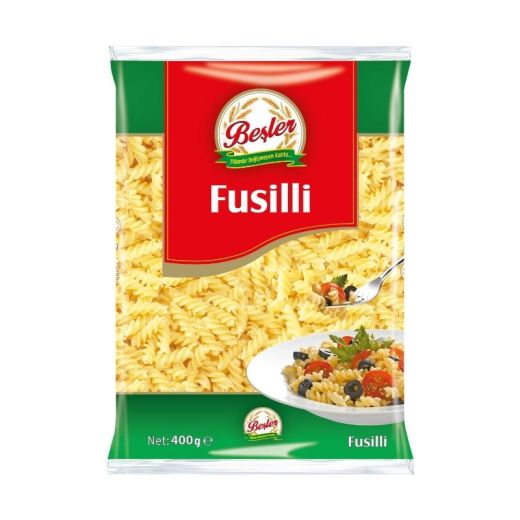 Besler Fusilli Pasta [Iri Burgu Makarna] (20X400G)