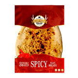 Hand Made Naan Bread Spicy , 200grx2pcs - Aytac Foods Wholesale