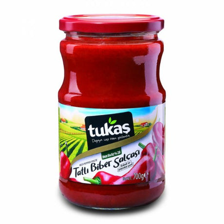 Tukas Pepper Paste (Jar) , 700GR - Aytac Foods Wholesale