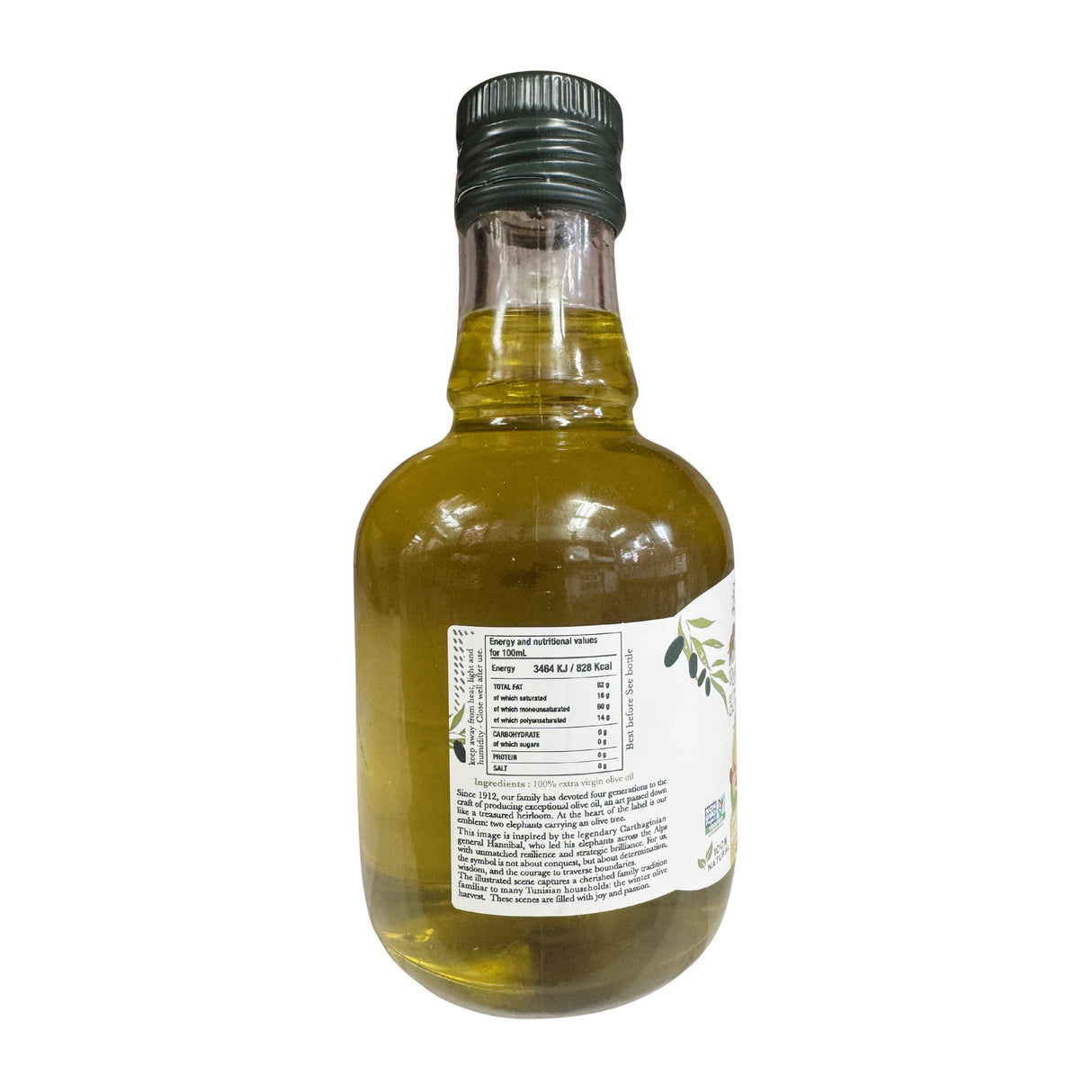 Riviere D'Or Galloni Extra Virgin Olive Oil 250ML x 12 Glass