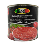 Binelli Chopped Tomatoes (6x2.5KG) - Aytac Foods Wholesale