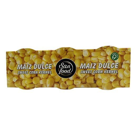 Sanfood Maiz Dulce Sweetcorn (20x3X75GR) - Aytac Foods Wholesale