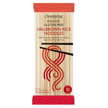 Gd Clearspring Org Gluten Free 100% Brown Rice Noodles , 200GR - Aytac Foods Wholesale