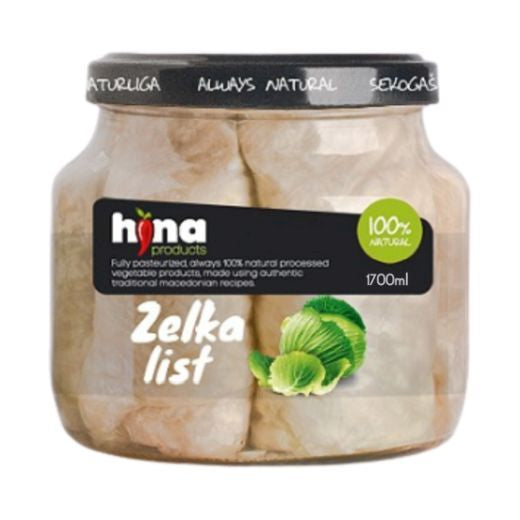 Hina Cabbage Leaves (Zelka List) , 1700ML - Aytac Foods Wholesale