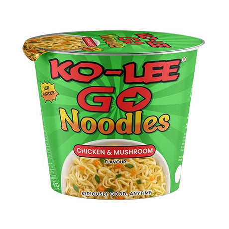 Ko-Lee Go Cup Noodles Chicken & Mushroom (6x65GR) - Aytac Foods Wholesale