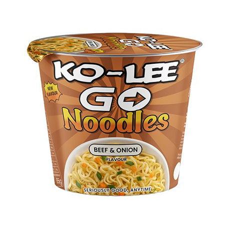 Ko-Lee Go Cup Noodles Beef & Onion (6x65GR) - Aytac Foods Wholesale