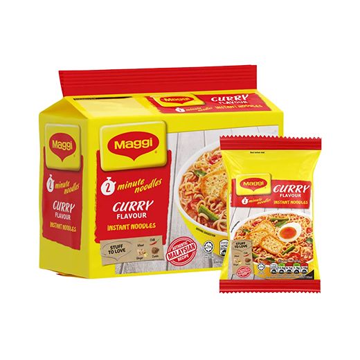 Nestle Maggi Curry Noodles (2 Minute) (6x79GRX5)