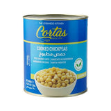 Cortas Cooked Chick Peas-6X2900G Tin (8375) (6x2900GR) - Aytac Foods Wholesale
