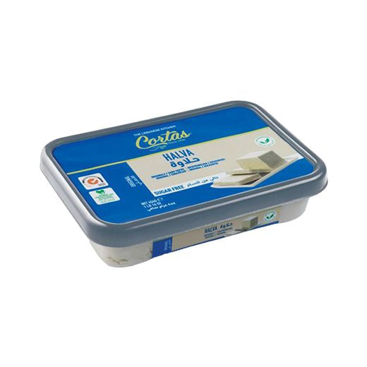 Cortas Halva Plain Sugar Free - 12X454G Plastic Box (0958) (12x454GR) - Aytac Foods Wholesale