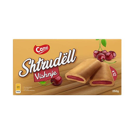 Kos Camel Strudel Cherry (18x250G) - Aytac Foods Wholesale