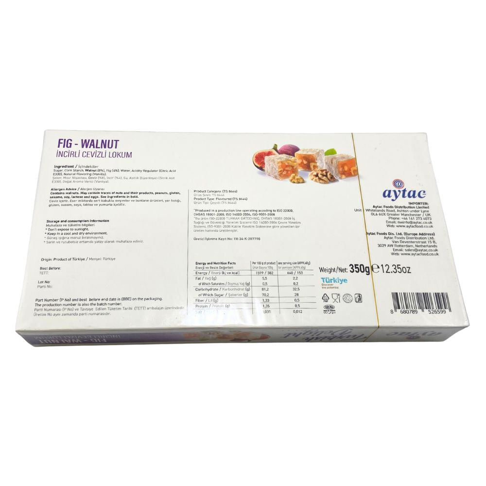 Aytac Turkish Delight Pomegranate With Pistachios 350Gx12