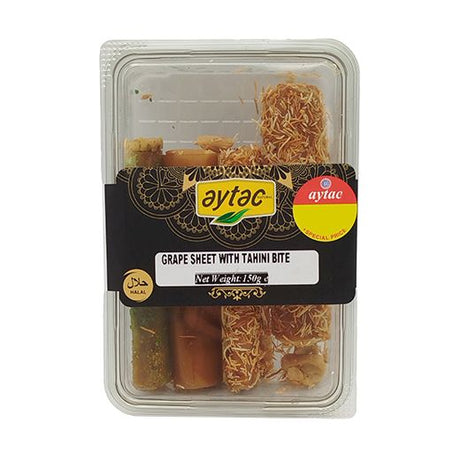 Aytac Dried Grape Sheet With Tahini Bite (Pvc) (10x150GR) - Aytac Foods Wholesale