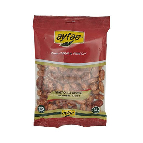Aytac Honey Chilli Almonds (Nut Bag) (12x170GR) - Aytac Foods Wholesale