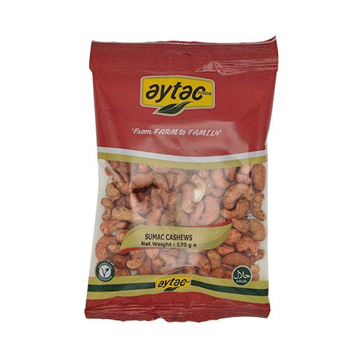 Aytac Sumac Cashews (Nut Bag) (12x170GR) - Aytac Foods Wholesale