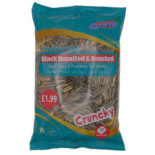 Aycan Unsalted Sunflower Seeds (Black) (350GR) x 10