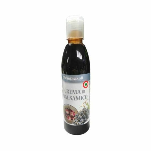 Ita (6)  Mengazzoli Crema Di Balsamico (Balsamic Cream Vinegar) Pet , 250ML - Aytac Foods Wholesale