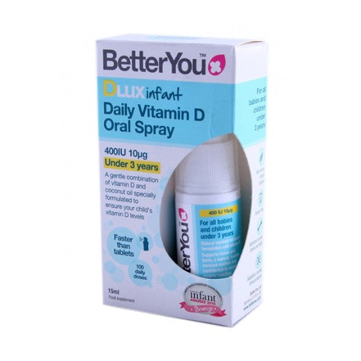 Betteryou Dlux Infant Vitamin D3 Daily Oral Spray 15Ml (6X15ML)