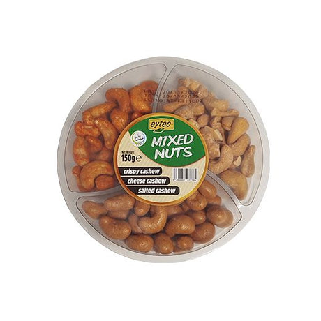 Aytac Mixed Nuts 3 (Crispy Cashews-Cheese Cashew-Salted Cashew) (12x150GR) - Aytac Foods Wholesale