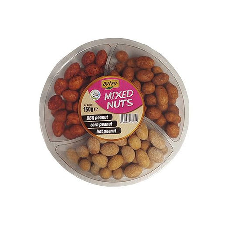 Aytac Mixed Nuts 6 (Bbq Peanut-Corn Peanut-Hot Peanut) (12x150GR) - Aytac Foods Wholesale