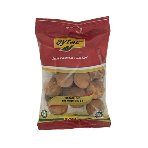 Aytac Dried Lime Brown (Nut Bag) (10x80GR) - Aytac Foods Wholesale